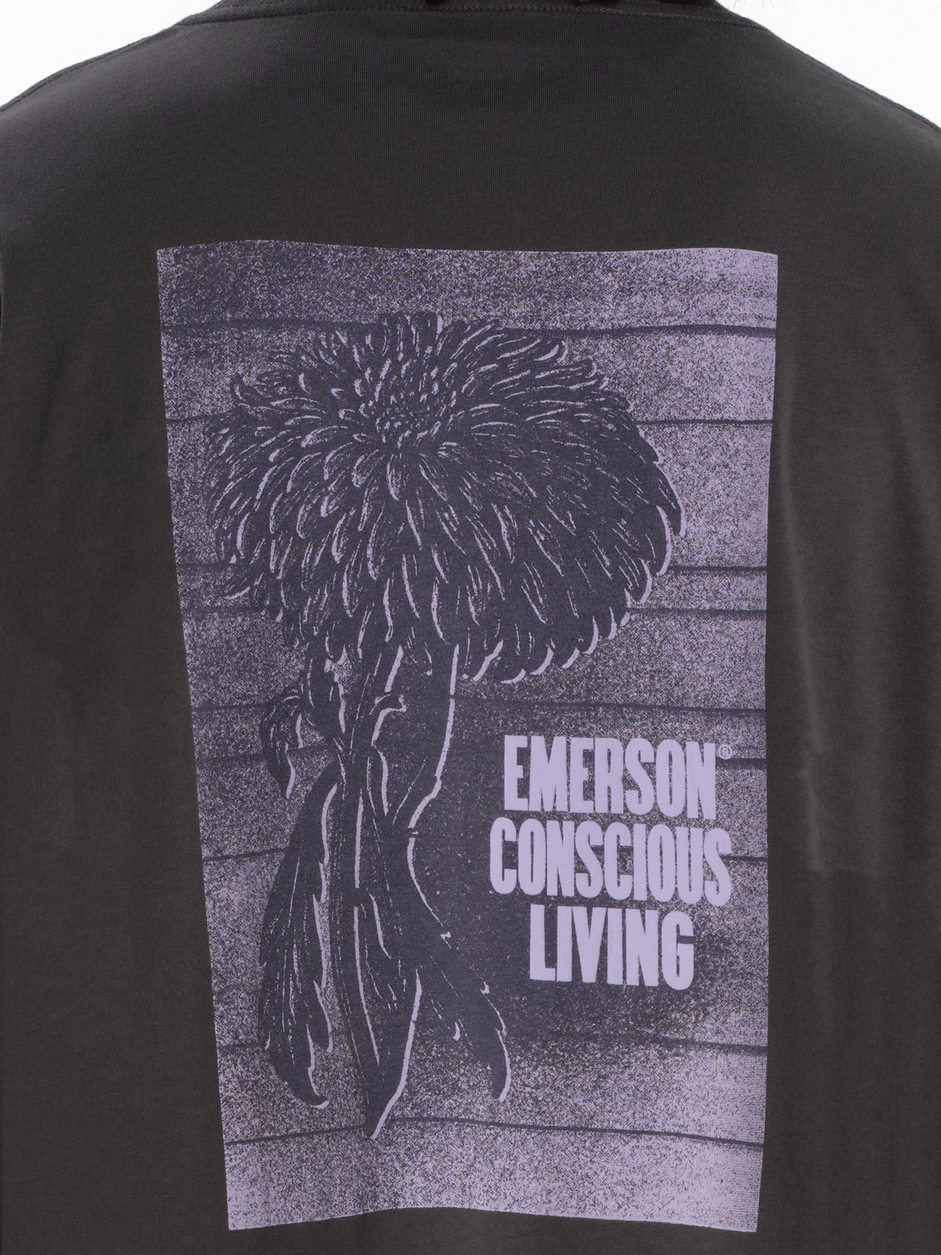 Emerson Men's "Conscious Living" Short Sleeve T-shirt Charcoal 261.EM33.55-Charcoal - Image 3