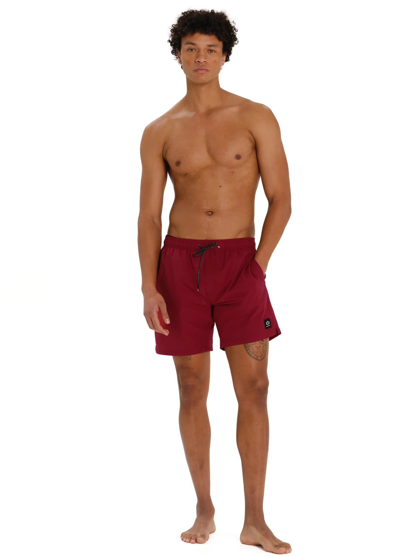Emerson Men's Elastic Volleyball Swimsuit 43 cm Berry 261.EM508.36-Berry - Image 4