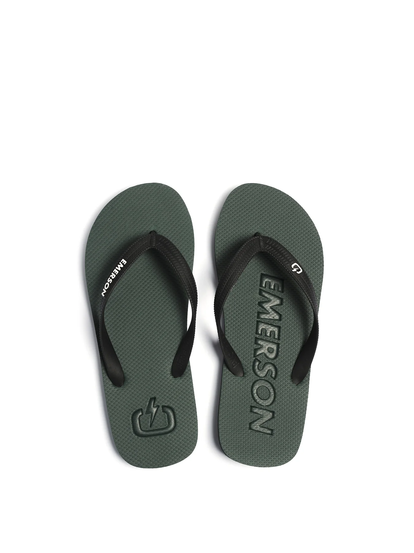 Emerson Men's Flip Flops Army Green/Black 41.EM95.03-Army-Green-Black