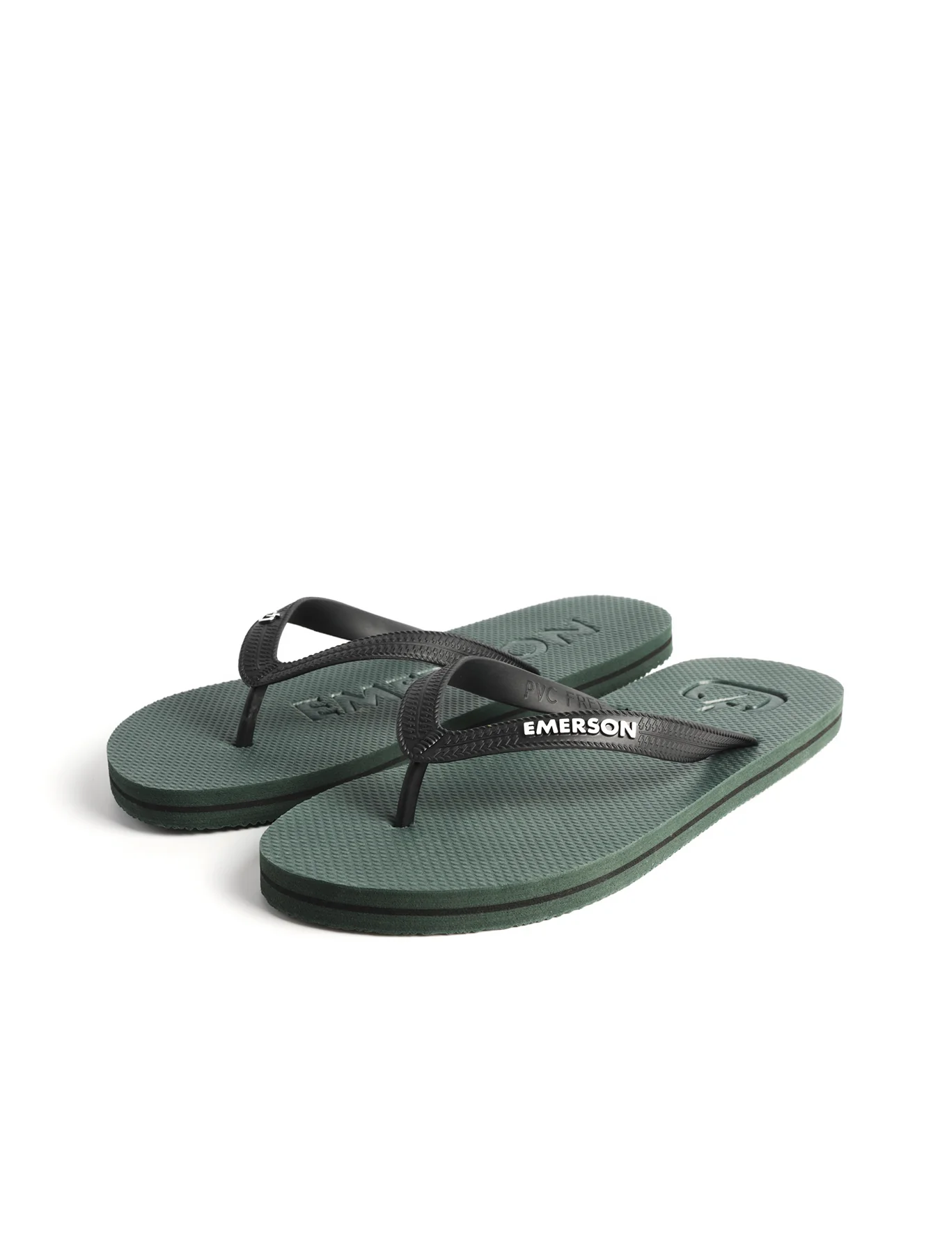 Emerson Men's Flip Flops Army Green/Black 41.EM95.03-Army-Green-Black - Image 3