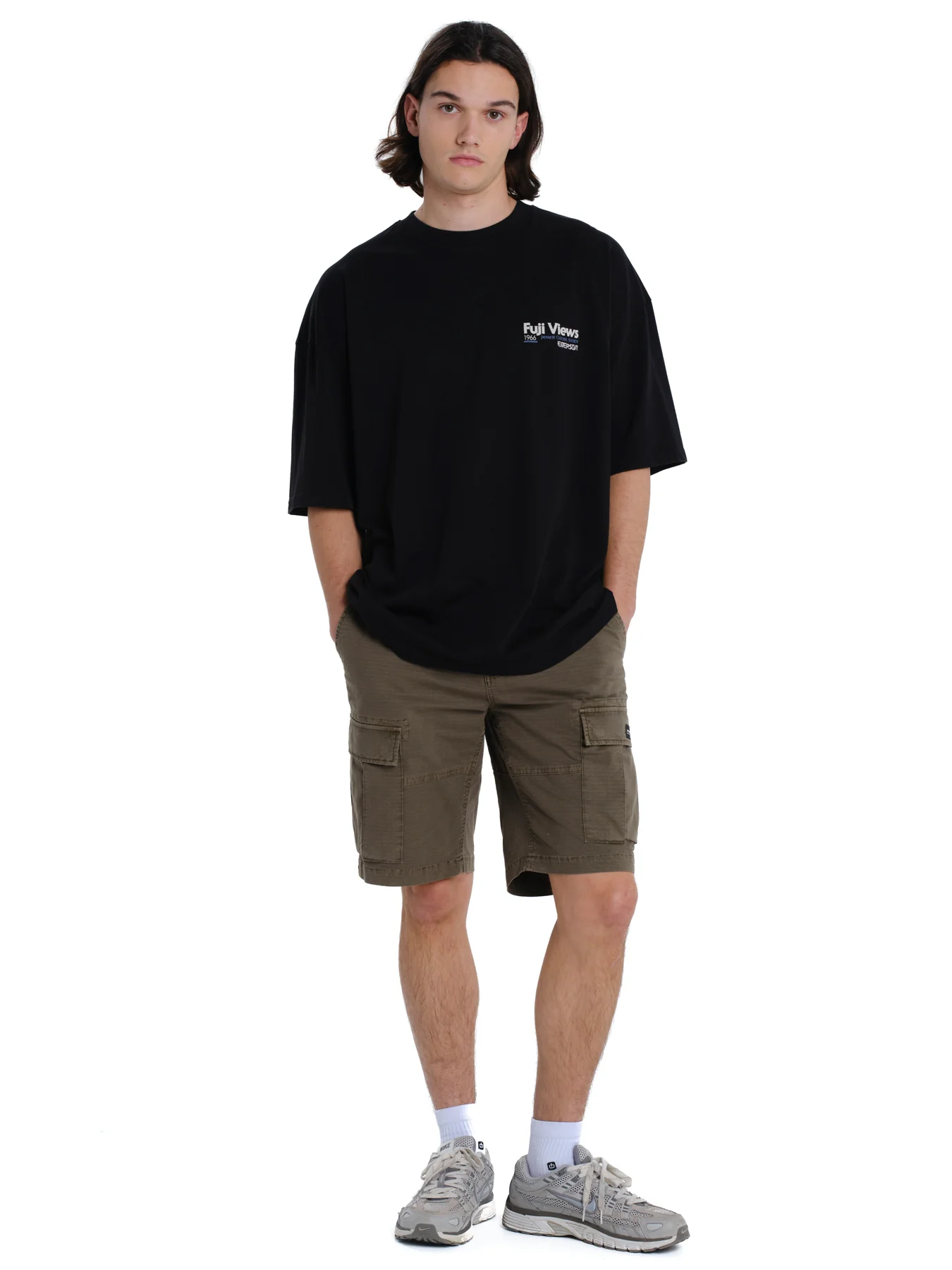 Emerson Men's "Fuji Views" Short Sleeve T-shirt Black 261.EM33.65-Black - Image 5