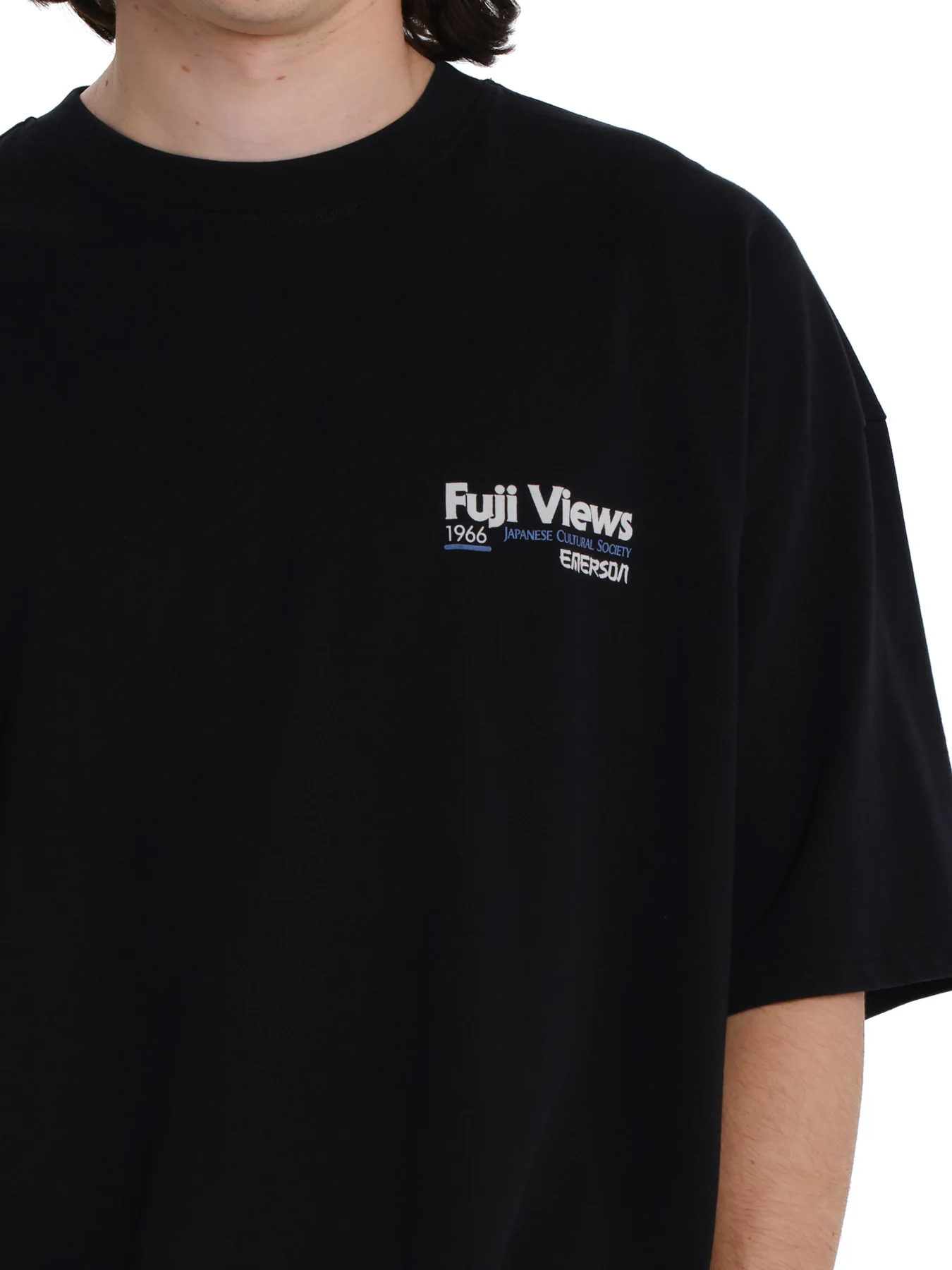 Emerson Men's "Fuji Views" Short Sleeve T-shirt Black 261.EM33.65-Black - Image 6
