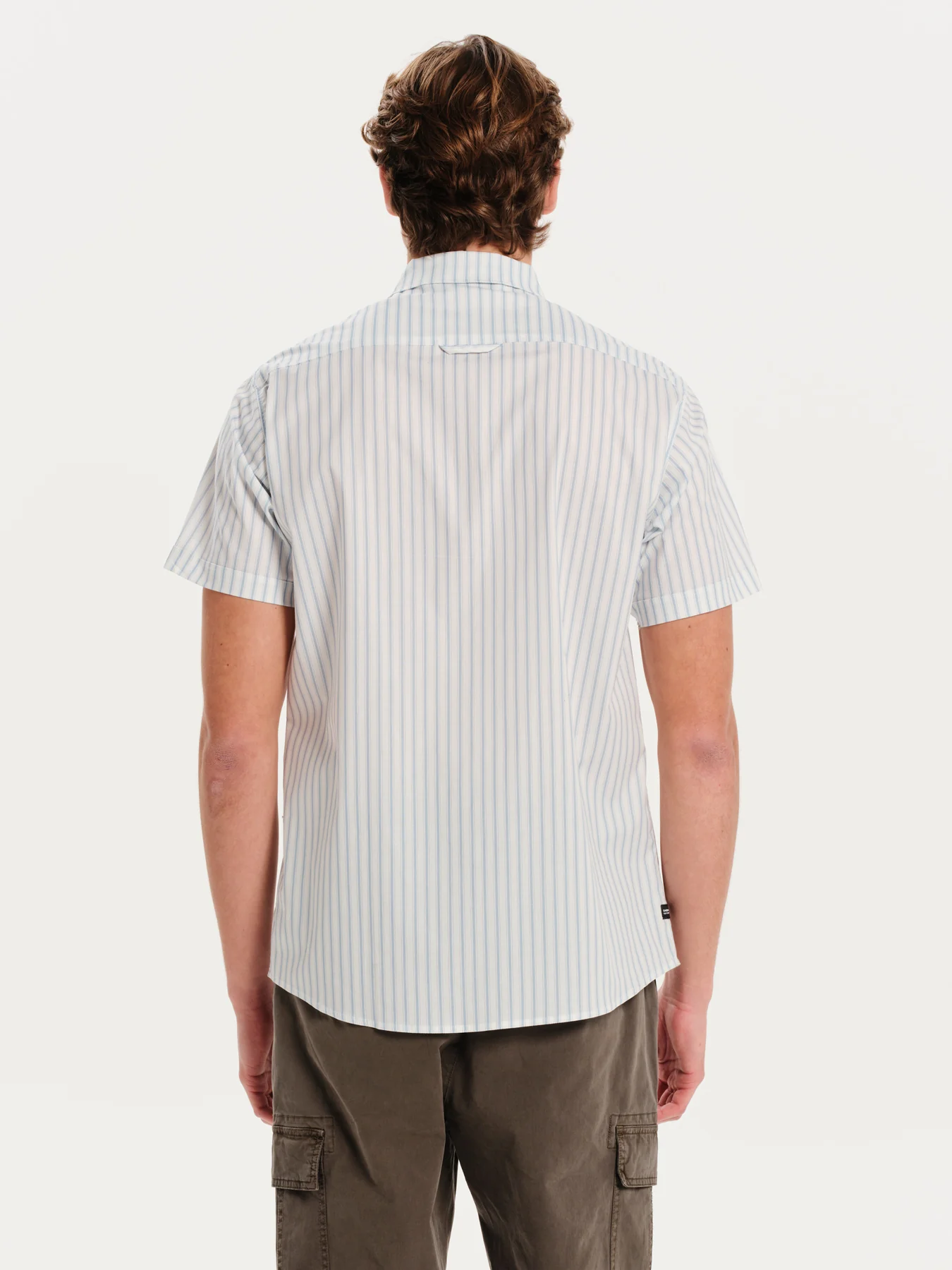 Emerson Men's Patern Short Sleeve Shirt Blue 251.EM61.04PR-Pr525-Blue - Image 3