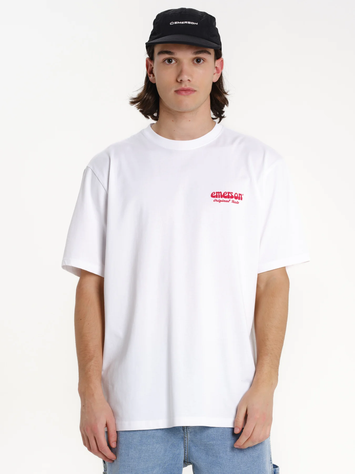 Emerson Men's Pizza Short Sleeve T-shirt White 261.EM33.35-White - Image 2