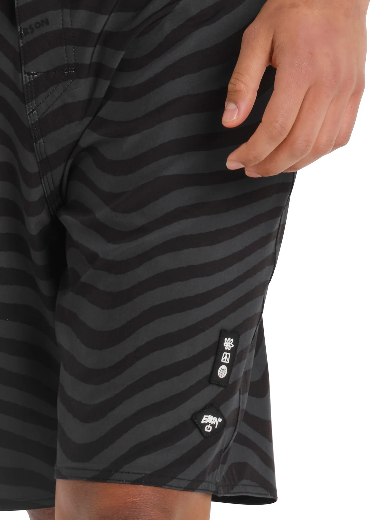 Emerson Men's Printed Boardshorts 51 cm Black 261.EM524.13-Pr555-Black - Image 7