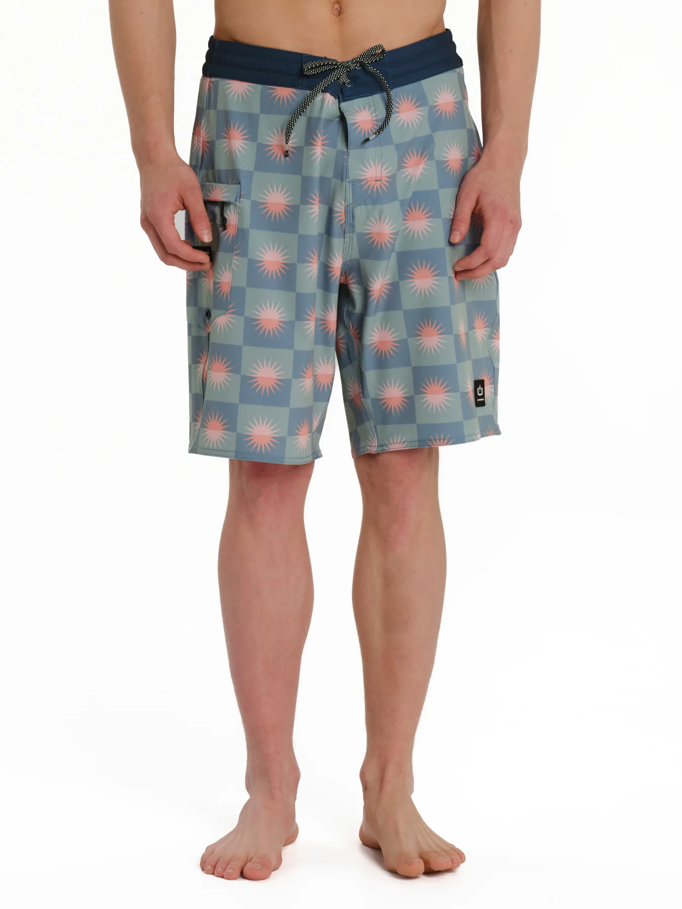 Emerson Men's Printed Boardshorts 51 cm Misty Green 261.EM524.13-Pr554-Misty-Green