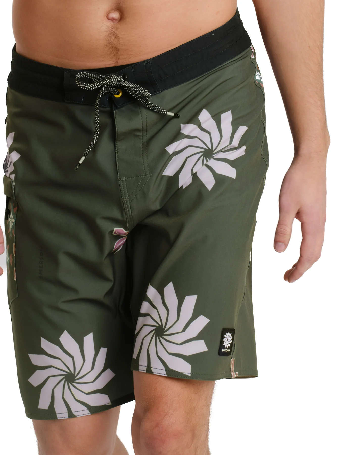 Emerson Men's Printed Boardshorts 51 cm Olive 261.EM524.13-Pr565-Olive - Image 5