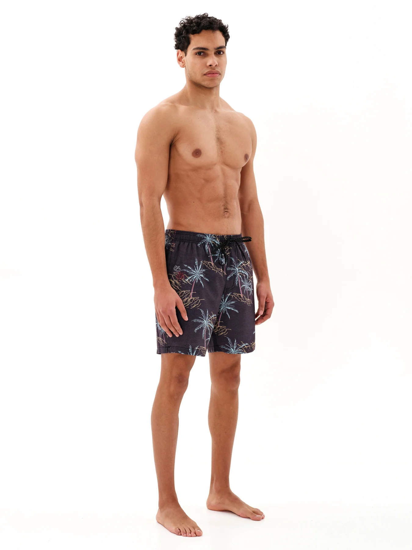 Emerson Men's Printed Volleyball Swimsuit 43 cm Off Black 231.EM504.31-Pr351-Off-Black - Image 4