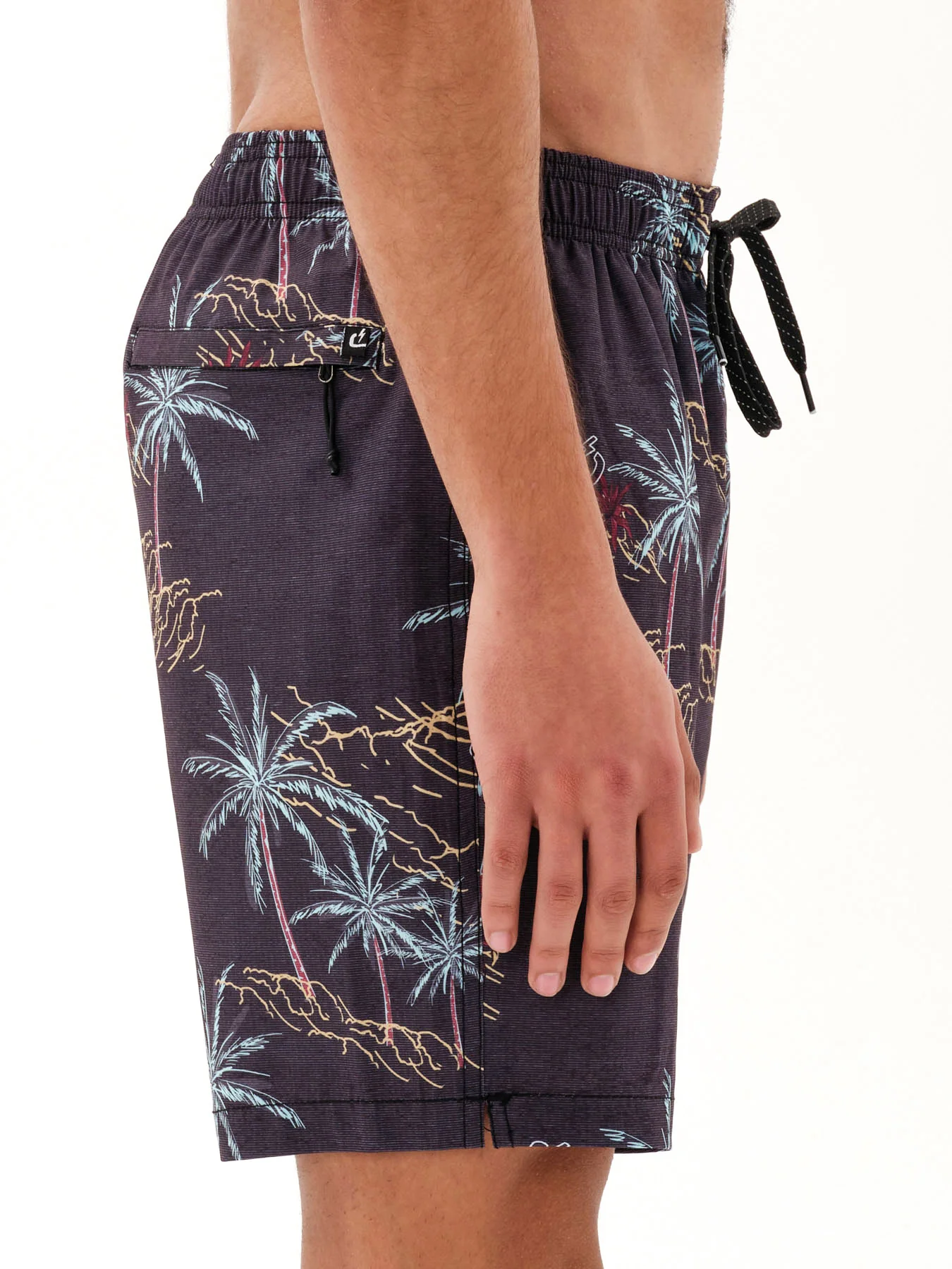 Emerson Men's Printed Volleyball Swimsuit 43 cm Off Black 231.EM504.31-Pr351-Off-Black - Image 5