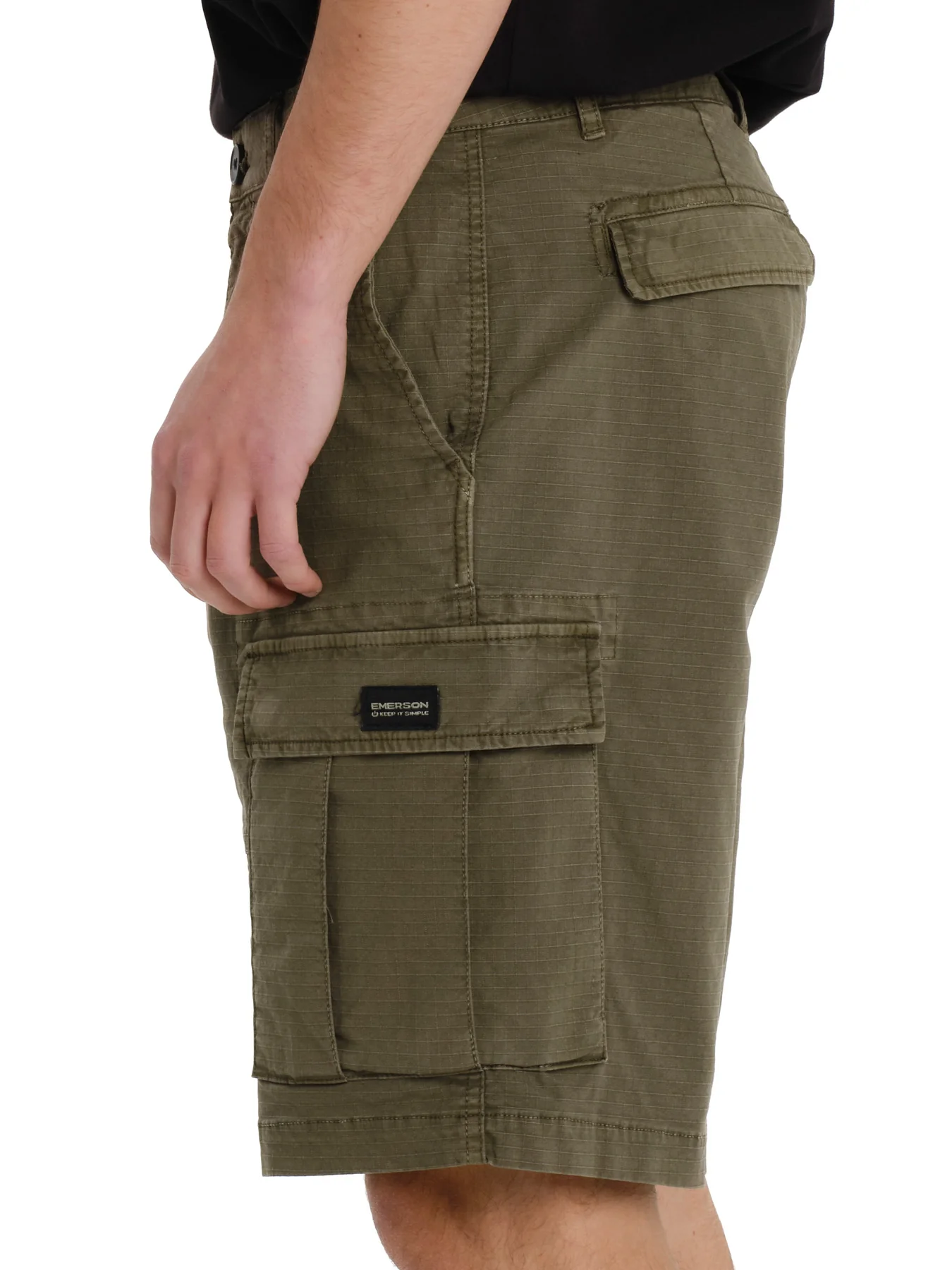 Emerson Men's Ripstop Cargo Shorts D. Olive 261.EM47.34-D-Olive - Image 5