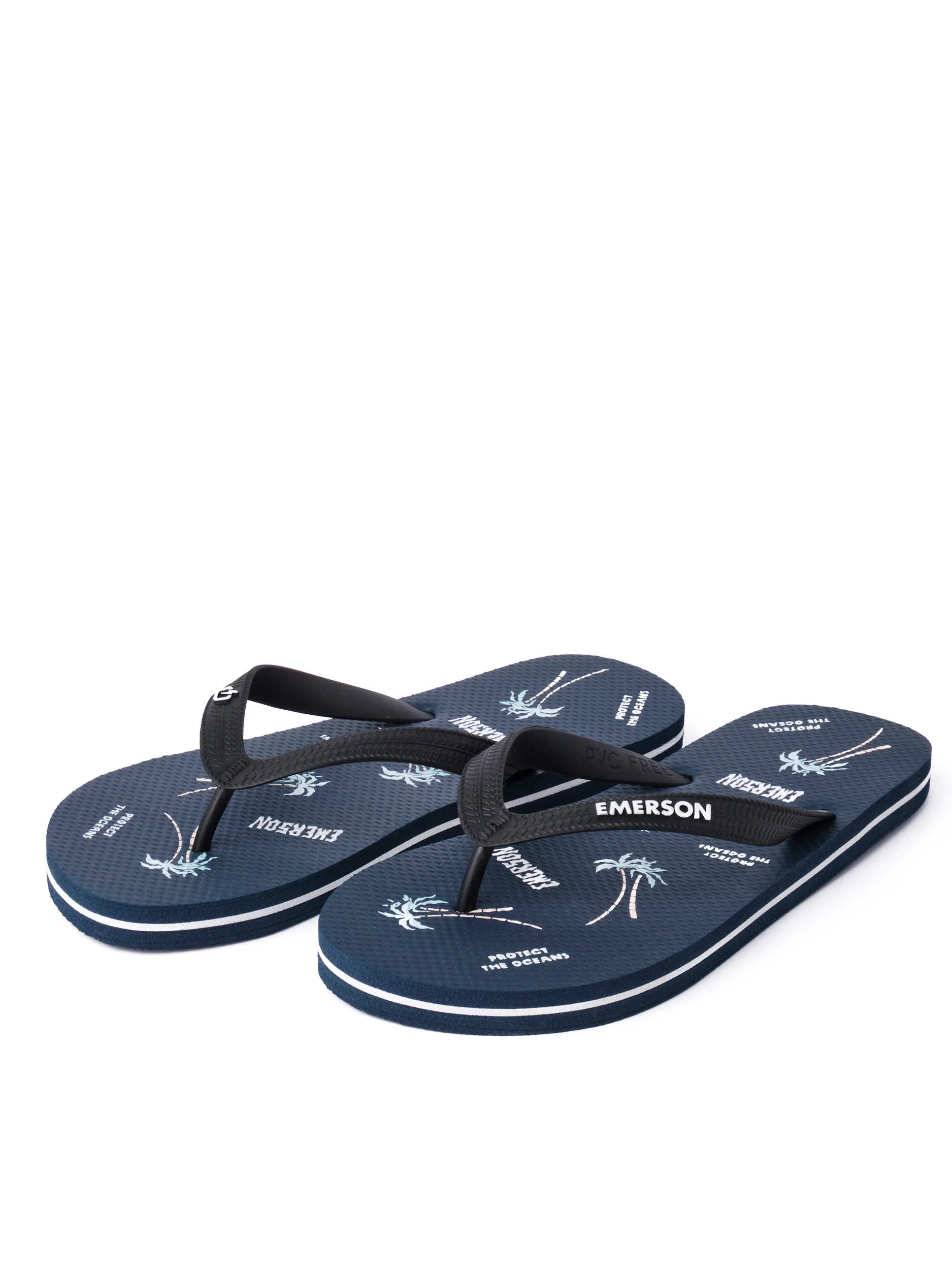 Emerson Men's Tahiti Flip Flops D.Navy Blue/Black 221.EM95.13-Pr283-D-Navy-Blue-Black - Image 2