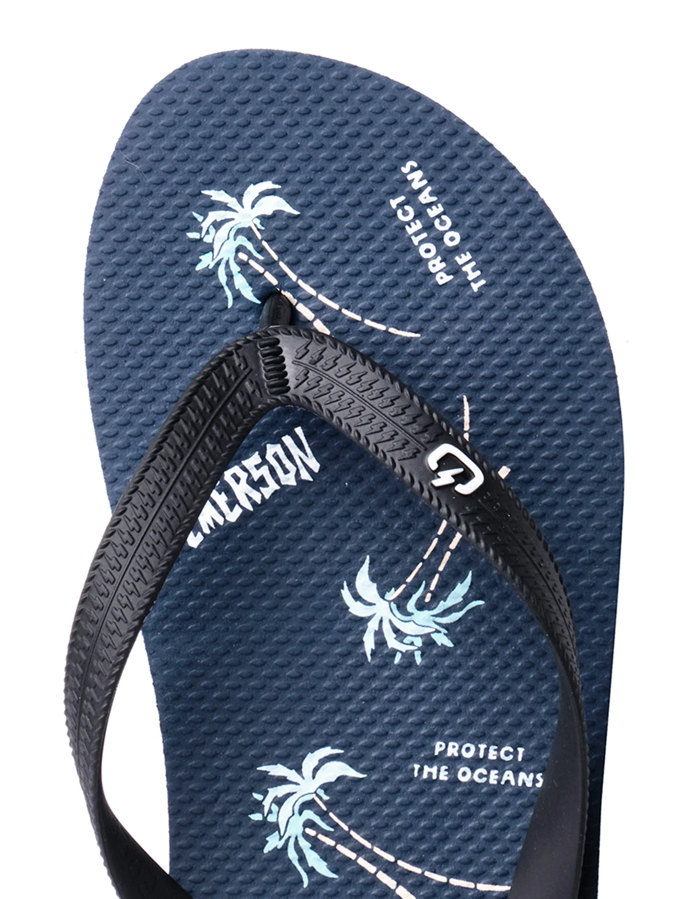 Emerson Men's Tahiti Flip Flops D.Navy Blue/Black 221.EM95.13-Pr283-D-Navy-Blue-Black - Image 3