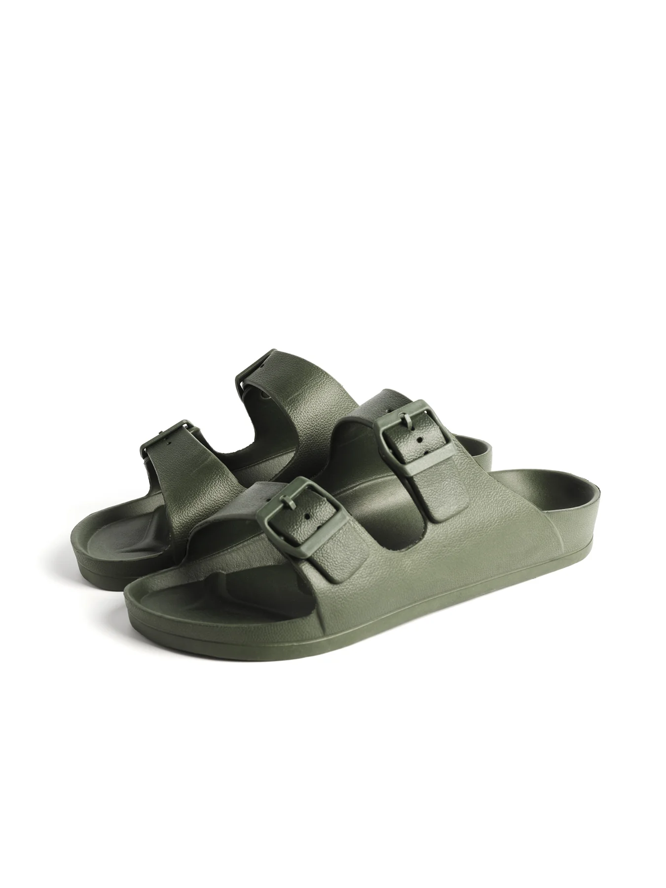 Emerson Men's Two-Strap Slides Army Green 241.EM95.25-Army-Green - Image 3