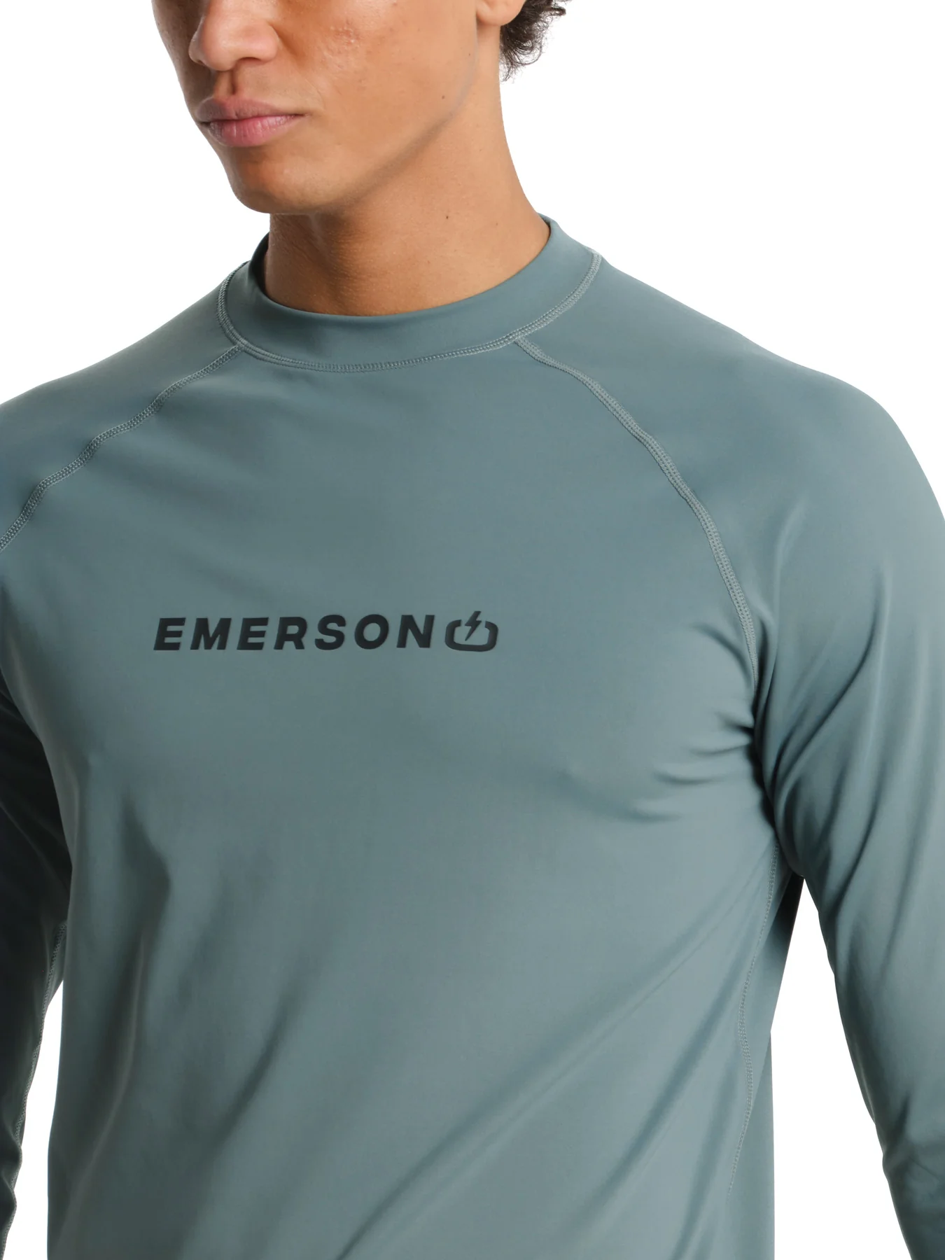 Emerson Unisex Long Sleeve Rashquard Pine 261.EM56.03-Pine - Image 5