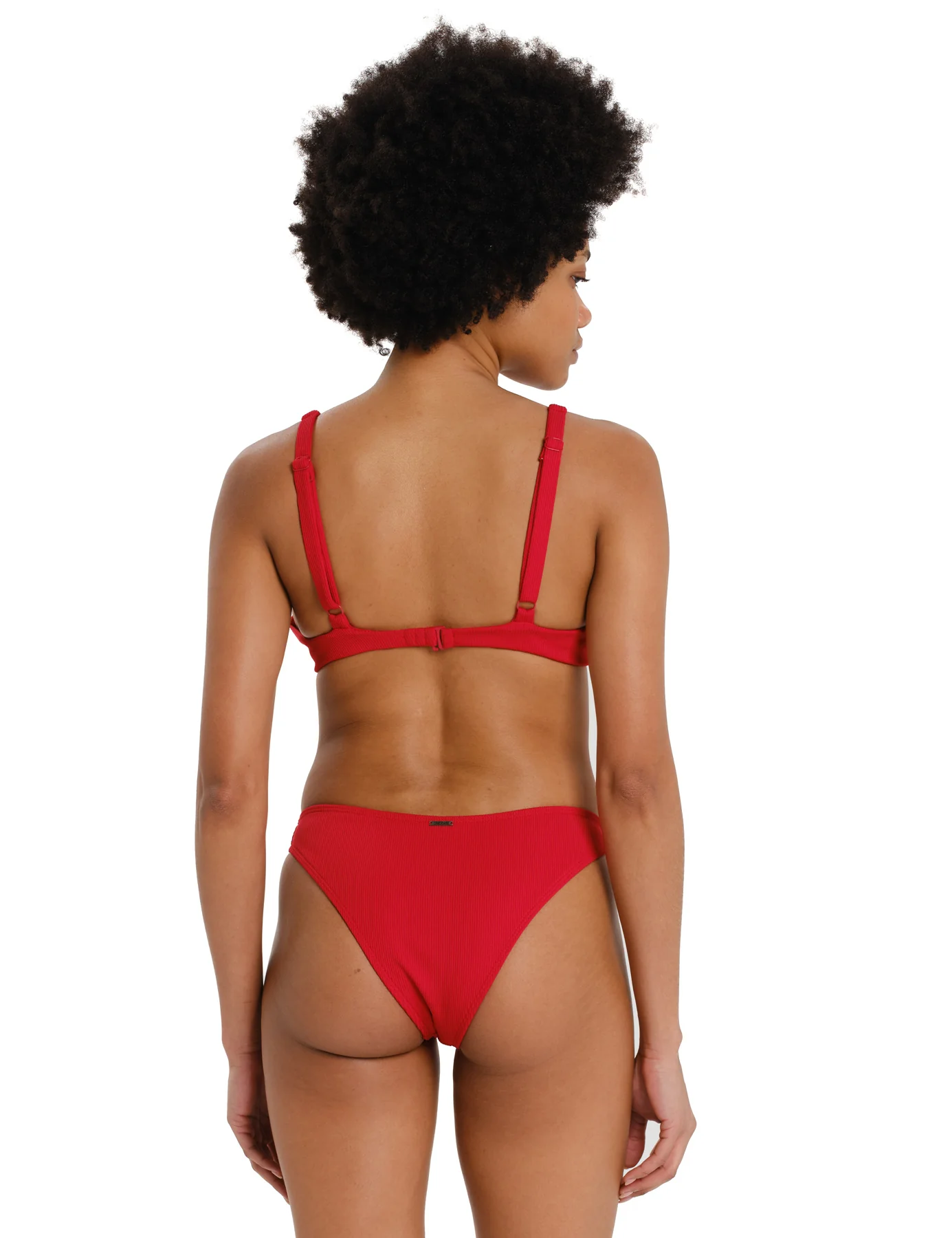 Emerson Women's Underwired Rib Bikini Set Vivid Red 261.EW571.120-Vivid-Red - Image 3