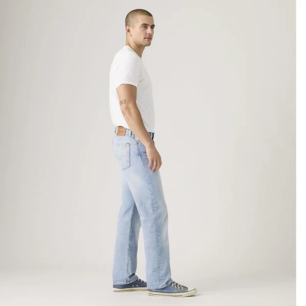 Levi's Mens' 501® Original Fit Jeans Stretch it Out Light Wash Stretch 005013418 - Image 5