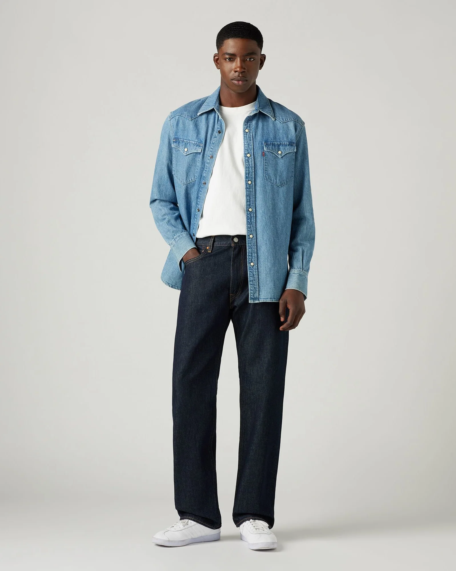 Levi's Mens' 555™ Relaxed Straight Pants Welcome To The Game 000LO0000 - Image 5