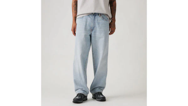 Levi's Mens' 578™ Baggy Jeans Bags to Riches Light Wash A47500022 - Image 3