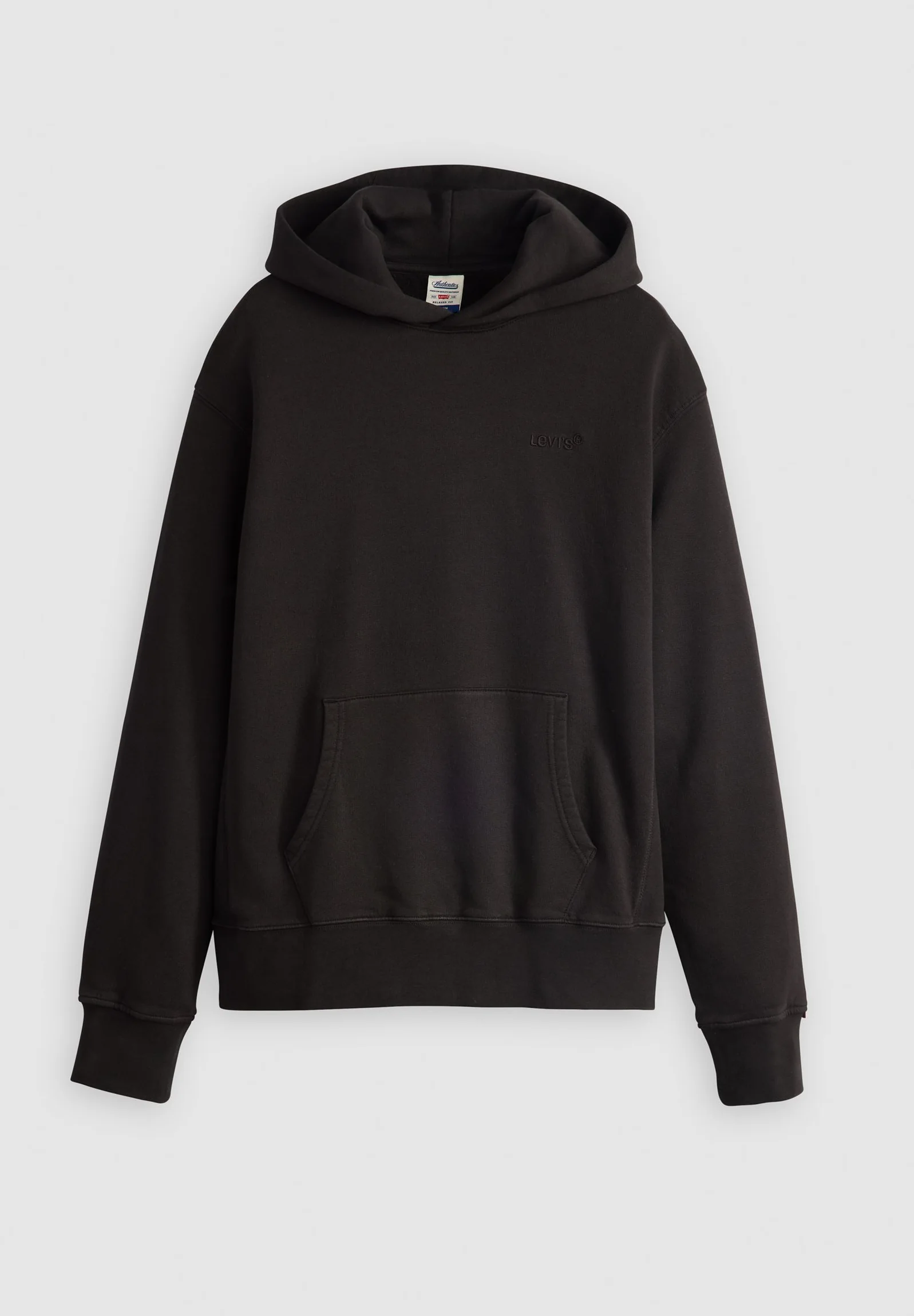 Levi's Mens' Authentic Hoodie Black A84350019 - Image 6