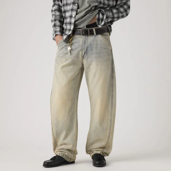 Levi's Men's Baggy Barrel Jeans My Tinted Journey Medium Wash 0057O0004 - Image 2