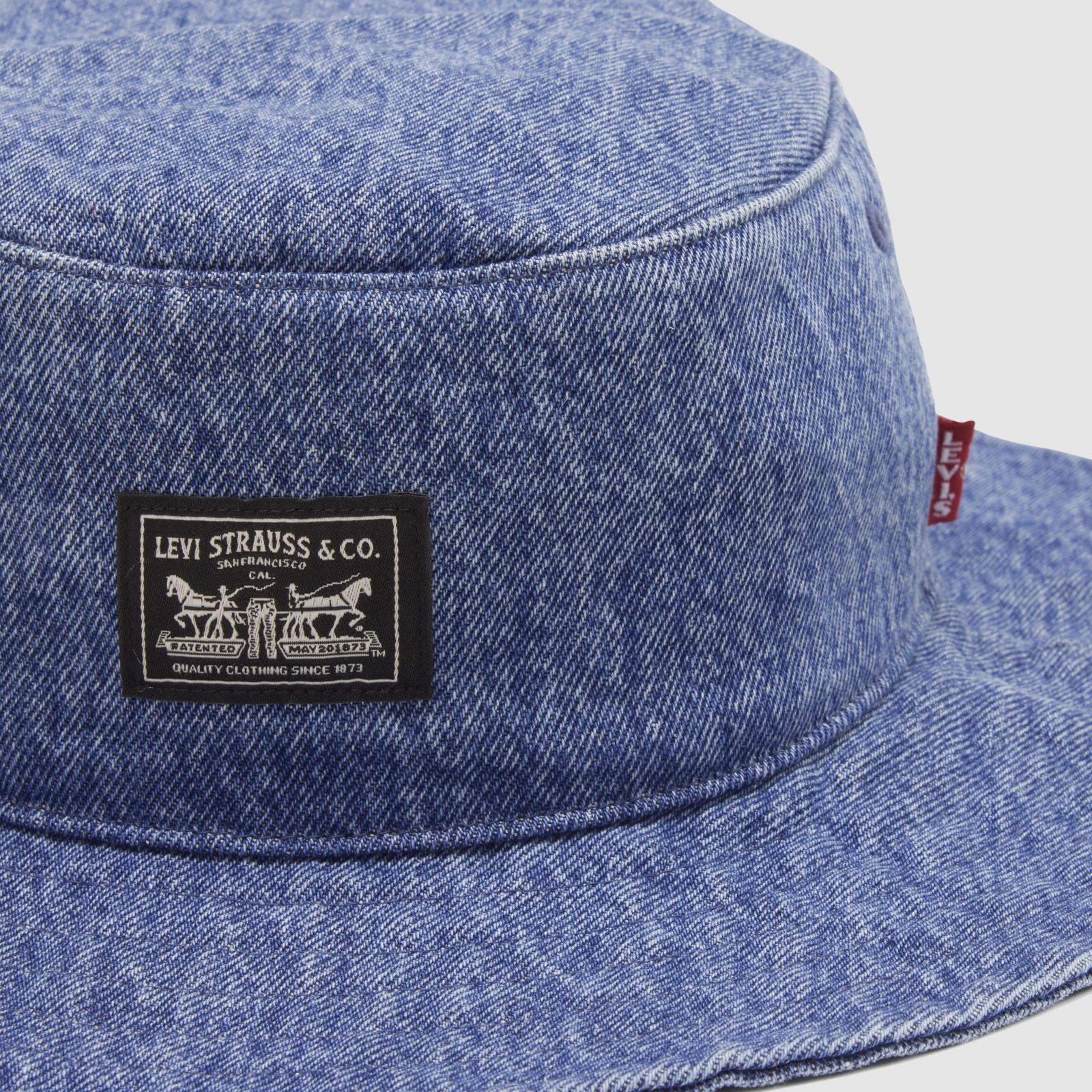 Levi's Men's Bay Drawstring Bucket Hat Ocean Indigo Wash 005CP0002 - Image 5