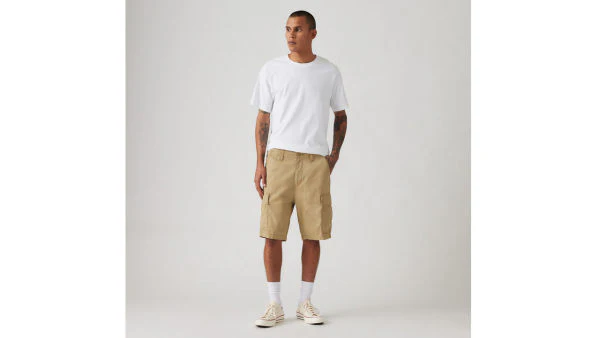 Levi's Men's Carrier Cargo Shorts Beige 001KG0012