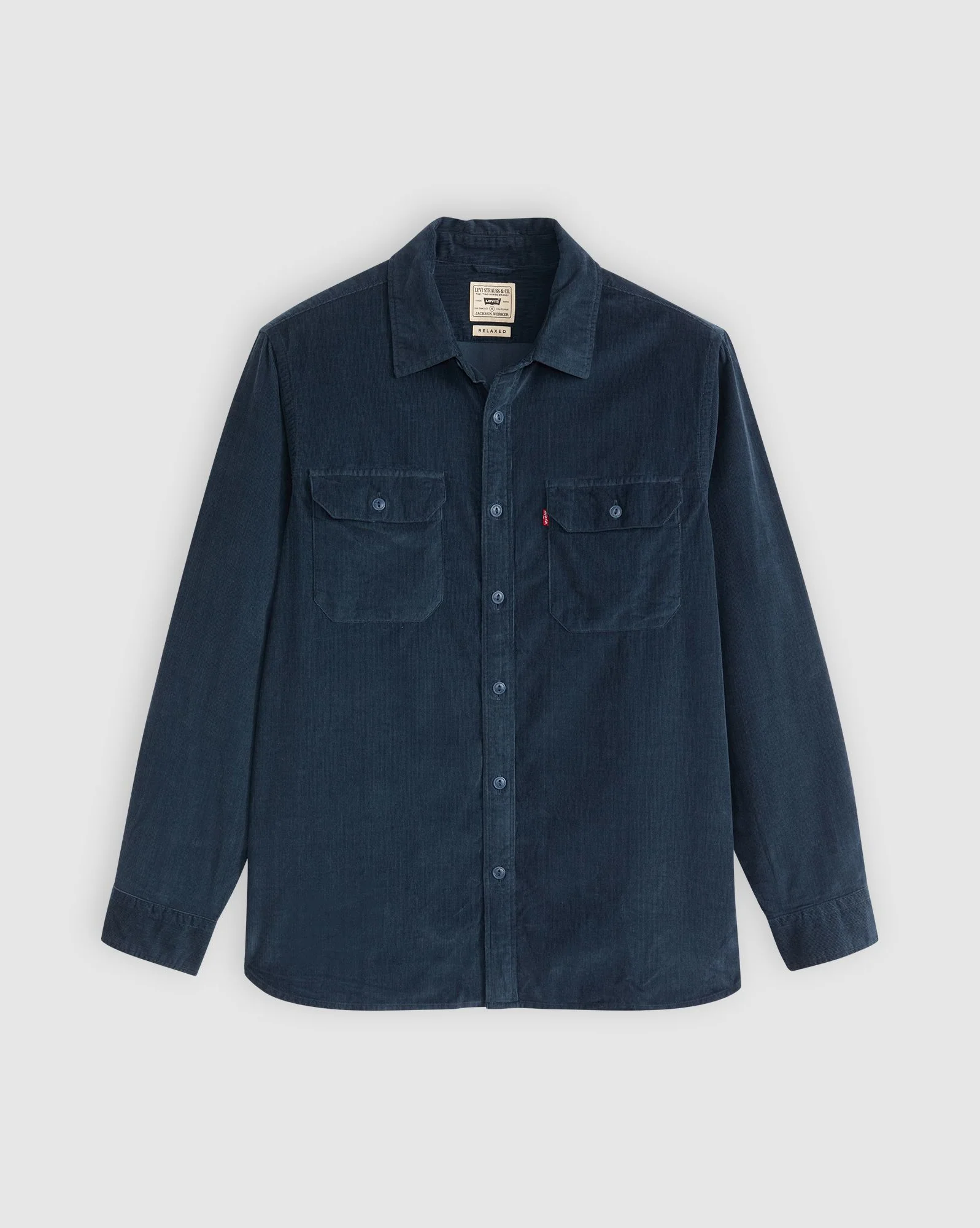Levi's Mens' Jackson Worker Corduroy Overshirt Blue 195730276 - Image 6