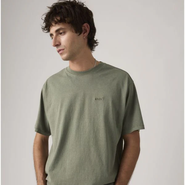 Levi's Men's Red Tab Vintage Tee Garment Dye Mulled Basil A06370189 - Image 3