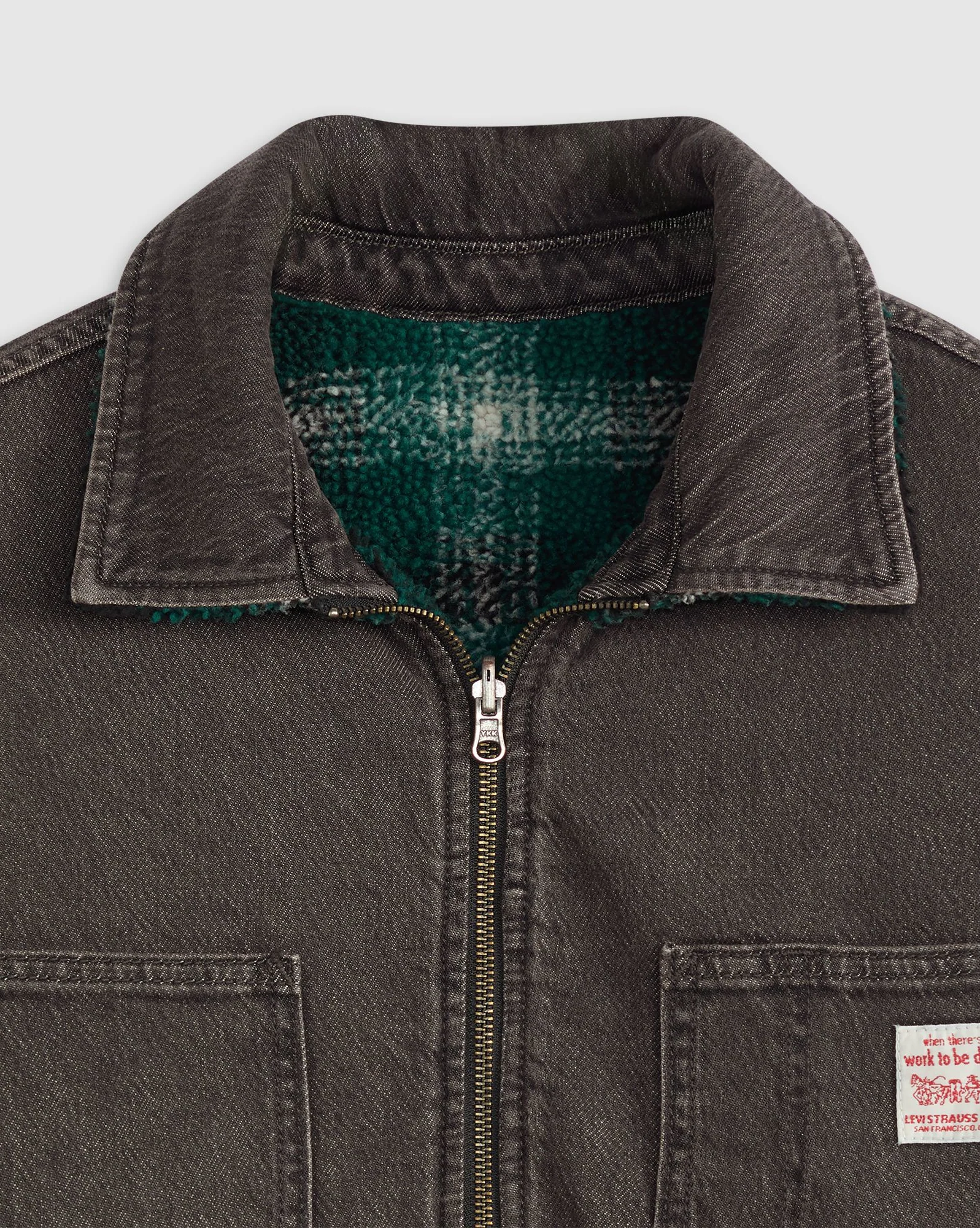 Levi's Men's Reversible Shacket Late Night Grind Black 003B1-0001 - Image 4