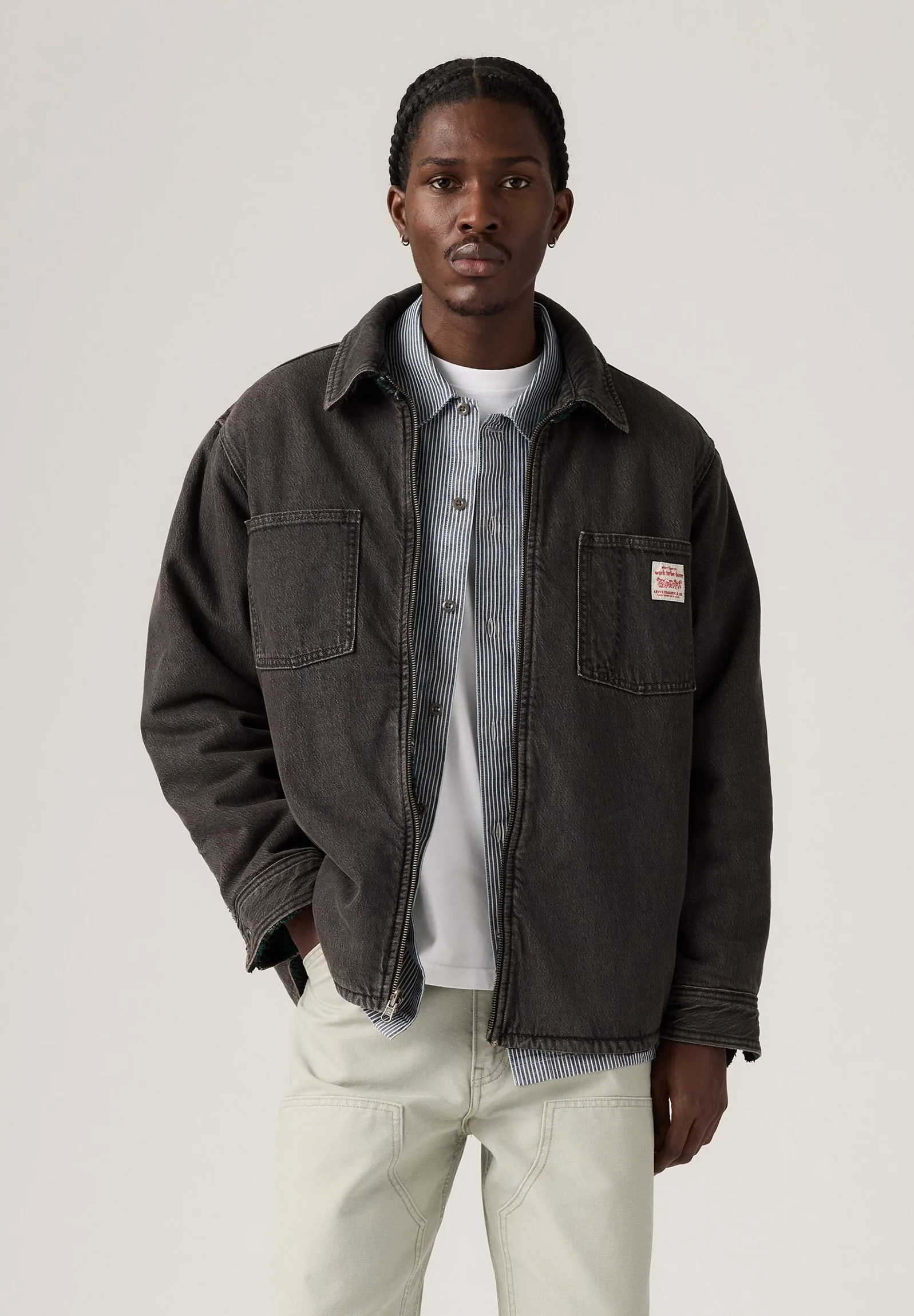 Levi's Men's Reversible Shacket Late Night Grind Black 003B1-0001 - Image 5