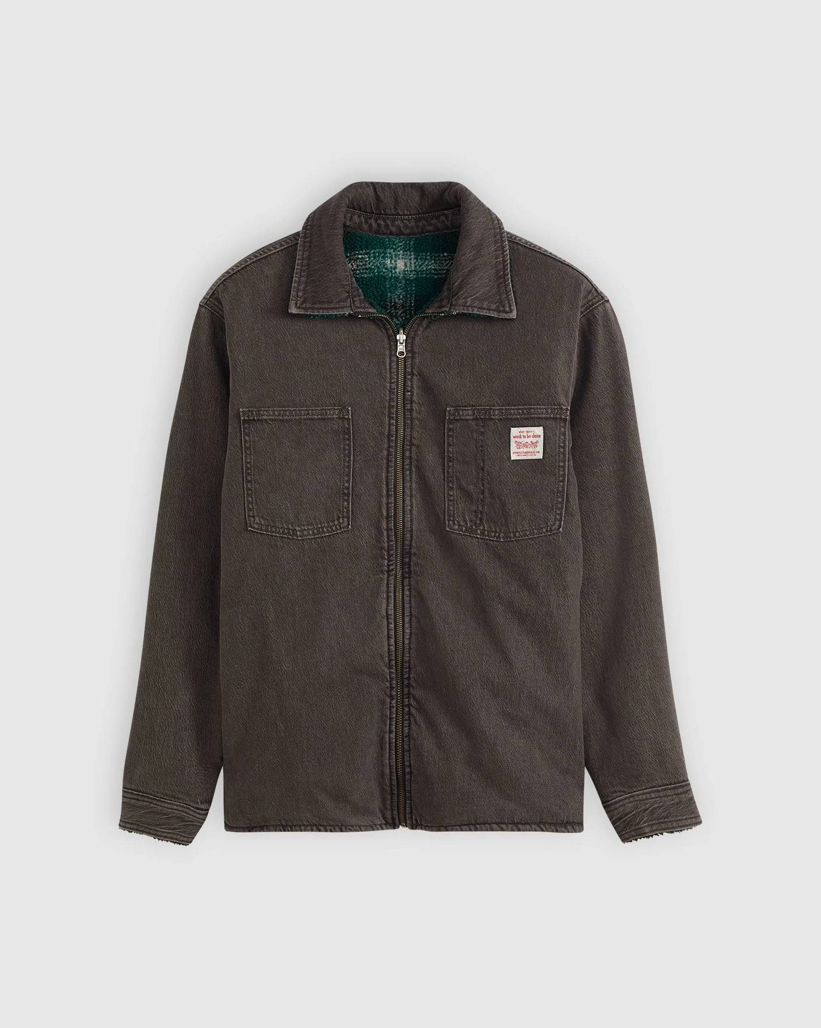 Levi's Men's Reversible Shacket Late Night Grind Black 003B1-0001 - Image 6