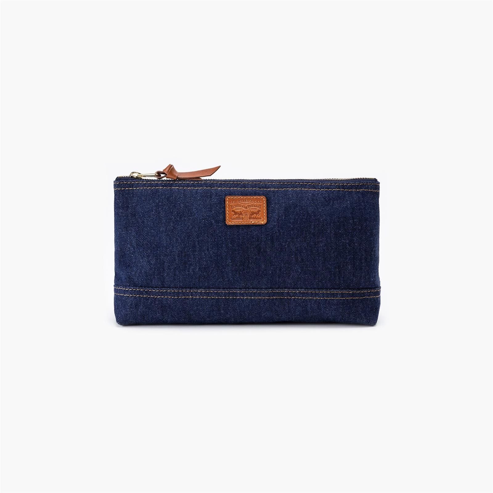 Levi's Unisex Denim Pouch Dark Wash 0020A0000 - Image 2