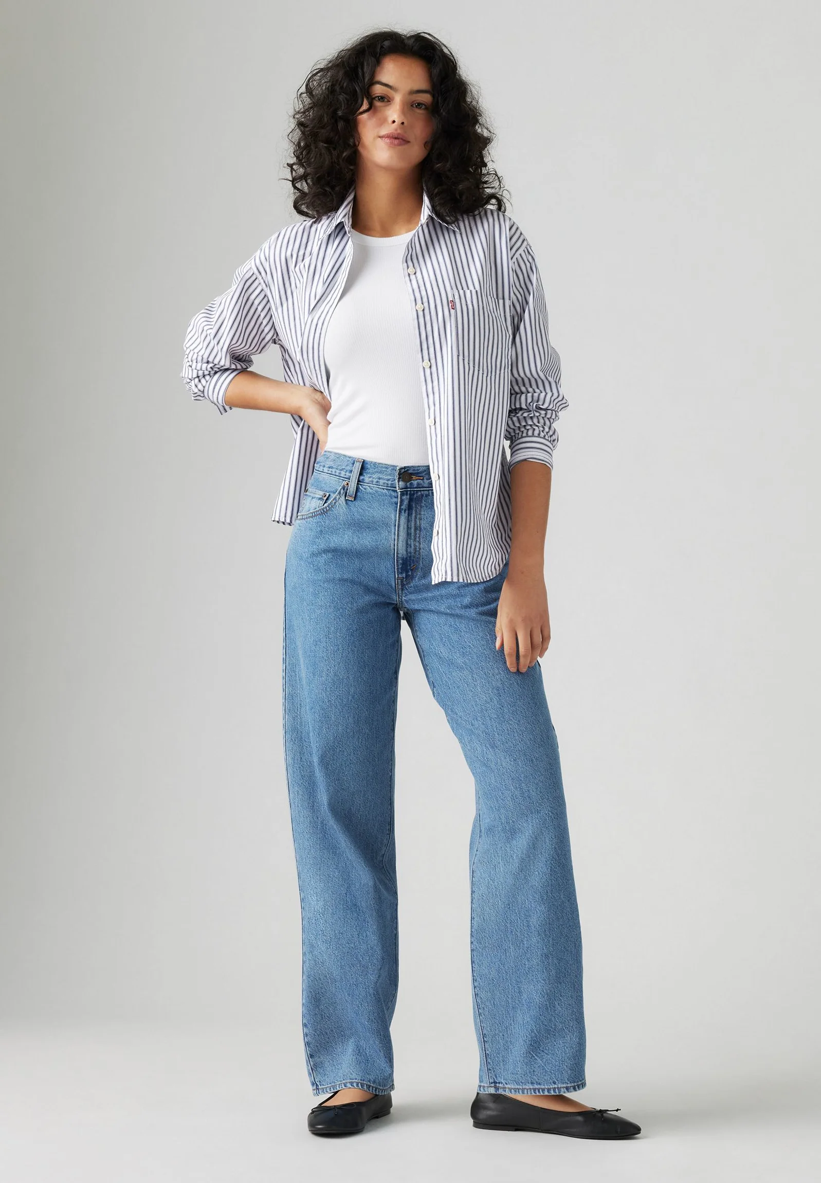 Levi's Womens' Baggy Dad Jeans Own It Stone A34940072 - Image 3