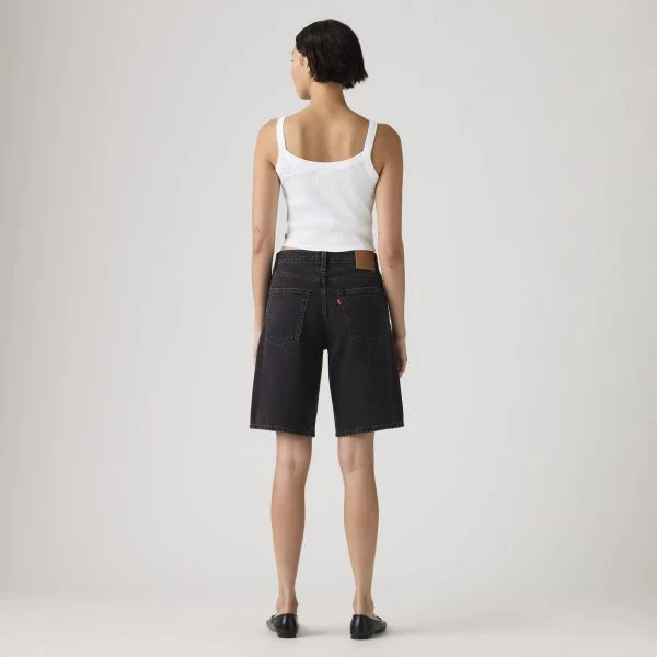 Levi's Women's Baggy Dad Jorts Denim Shorts Black 000MJ0009 - Image 4
