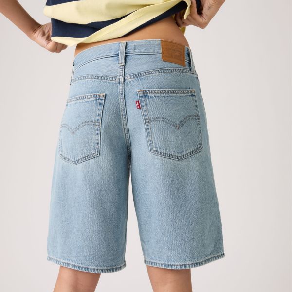 Levi's Women's Baggy Dad Jorts Shorts Blue 000MJ0017 - Image 5