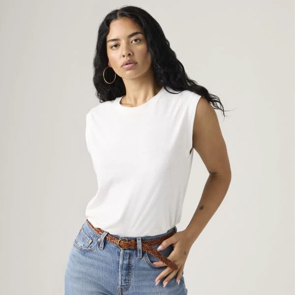 Levi's Women's Boxy Tank Top White A87940001