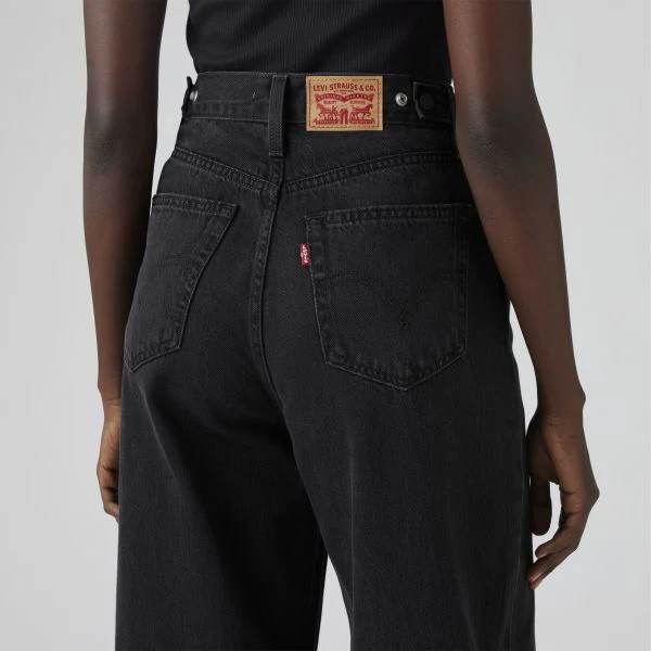 Levi's Women's Cinch Baggy Jeans Capturing Moments Black 001UP0003 - Image 5