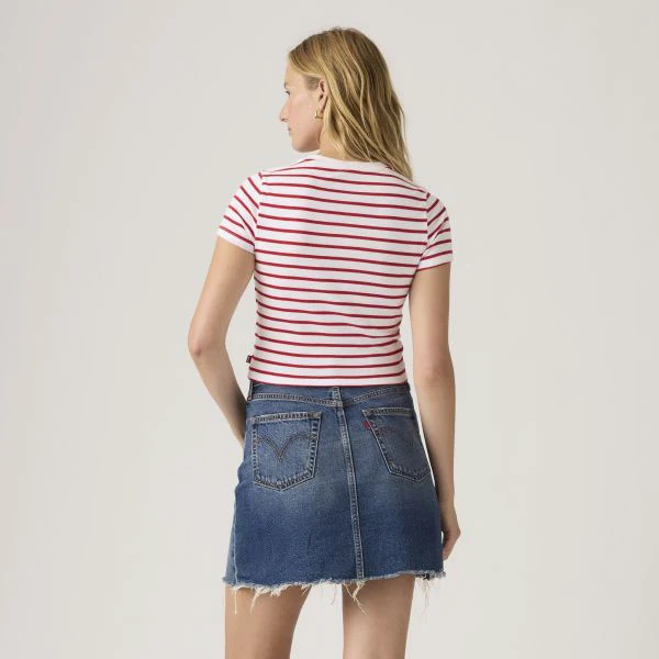 Levi's Women's Essential Sporty Tee Red A74190042 - Image 3