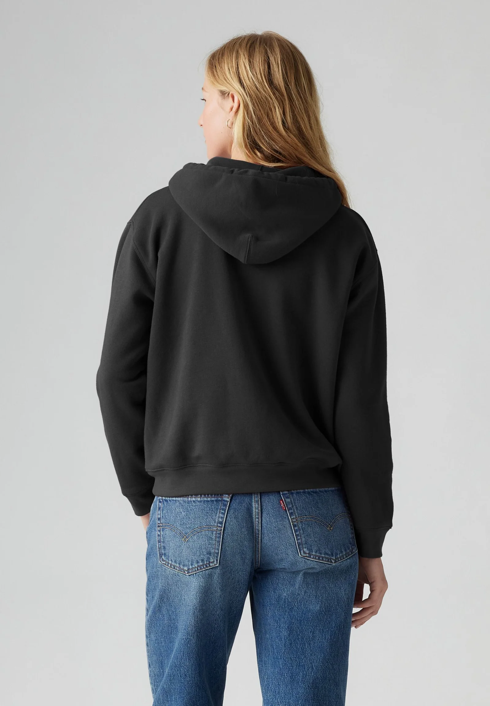 Levi's Womens' Everyday Hoodie Anthracite Night A59430005 - Image 4