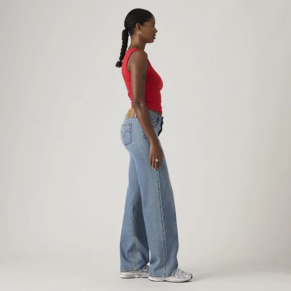 Levi's Women's Low Loose Jeans Blue A55660063 - Image 3