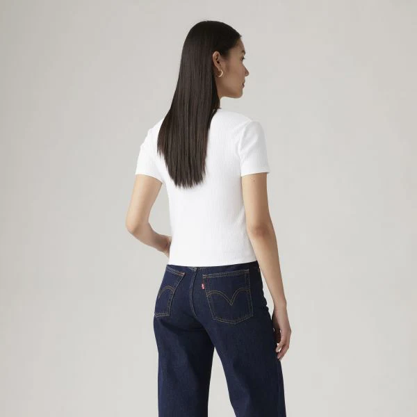 Levi's Women's Muse Tee T-Shirt White A87820001 - Image 2