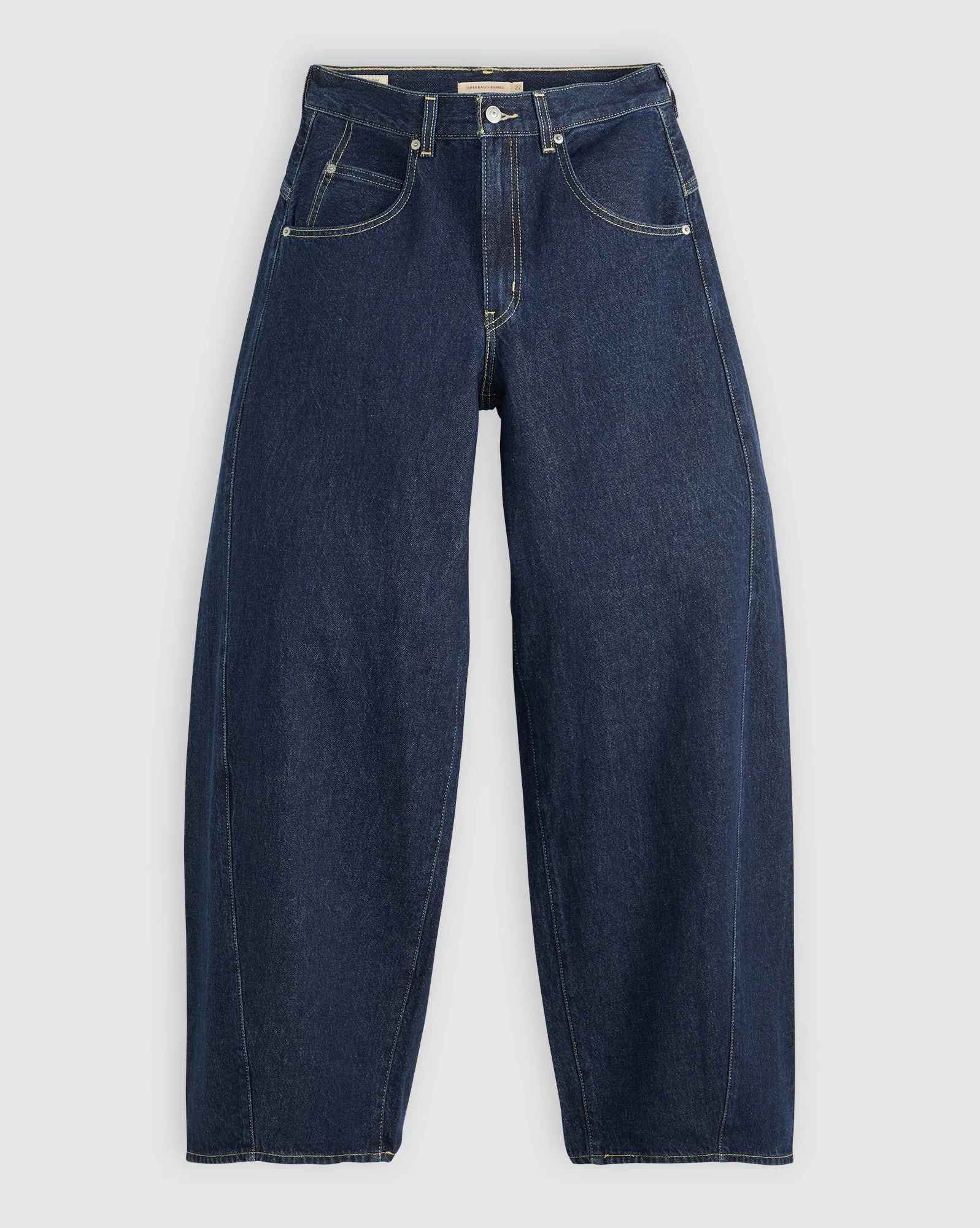 Levi's Womens' Super Baggy Barrel Jeans Shaded View 003NF0001 - Image 6