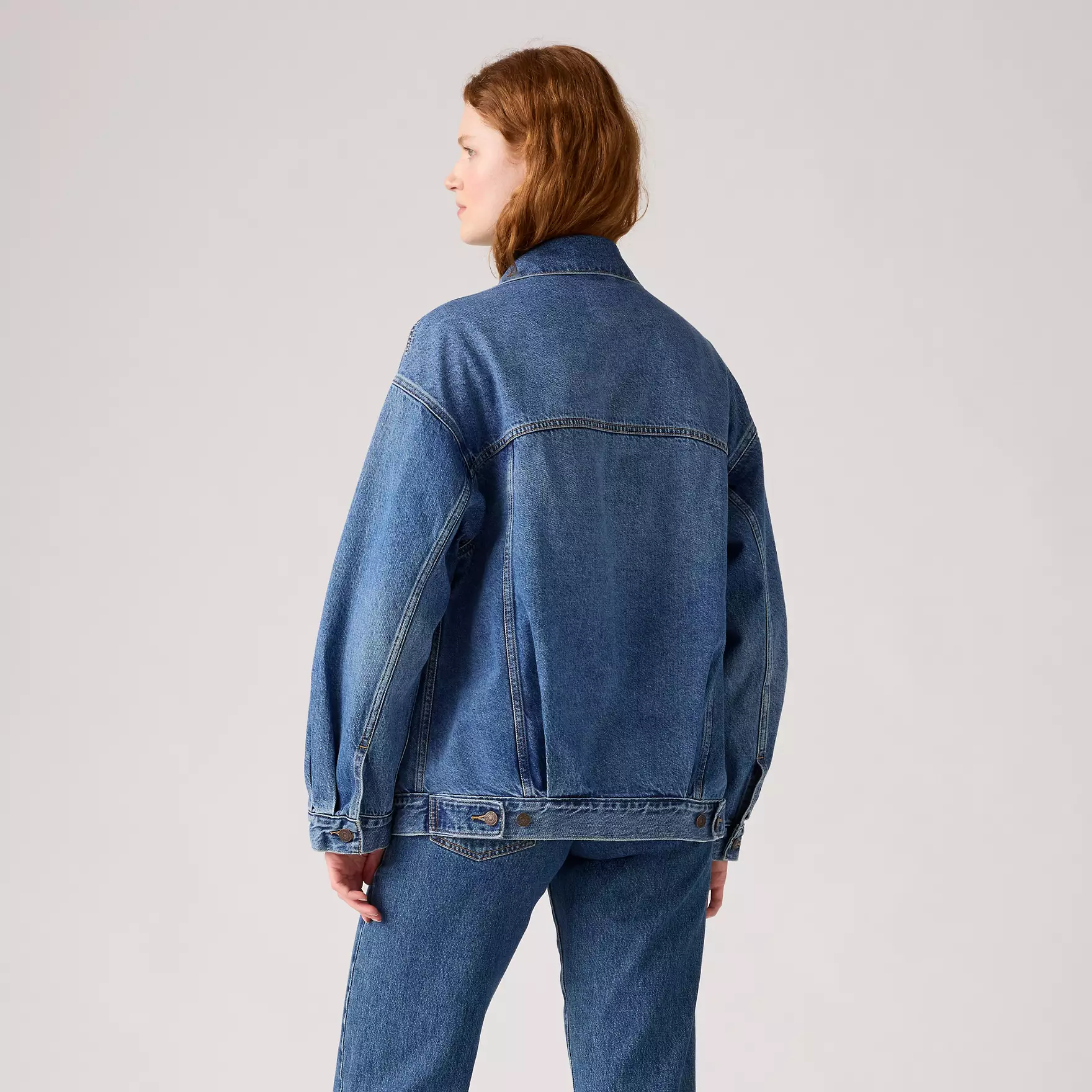 Levi's Women's Xl Trucker Jacket Worn In Medium Indigo A34720003 - Image 3