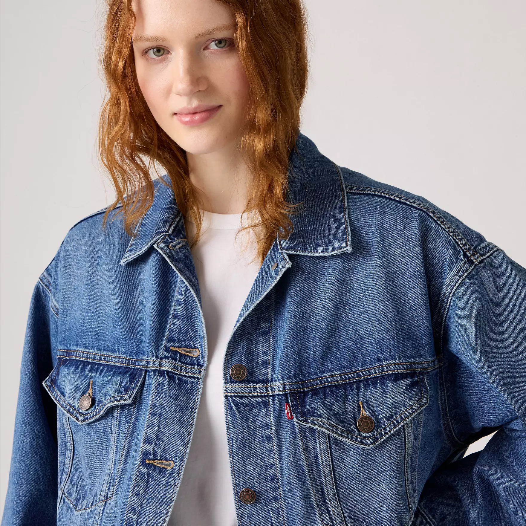 Levi's Women's Xl Trucker Jacket Worn In Medium Indigo A34720003 - Image 4