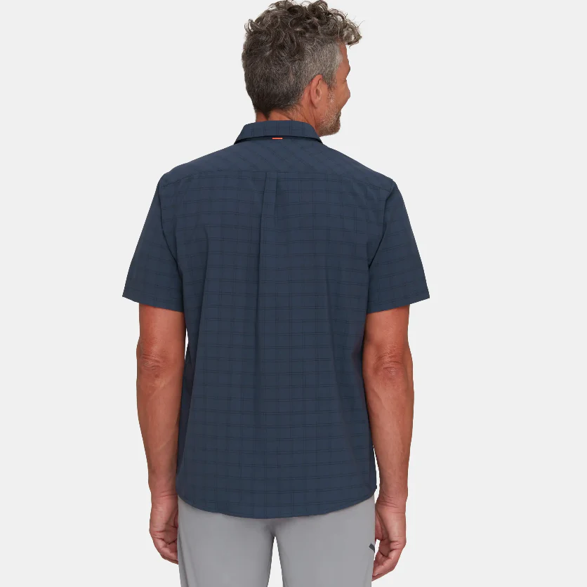 Mammut Men's Lenni Short Sleeve Shirt Marine-Black 1015-01471-5975 - Image 4