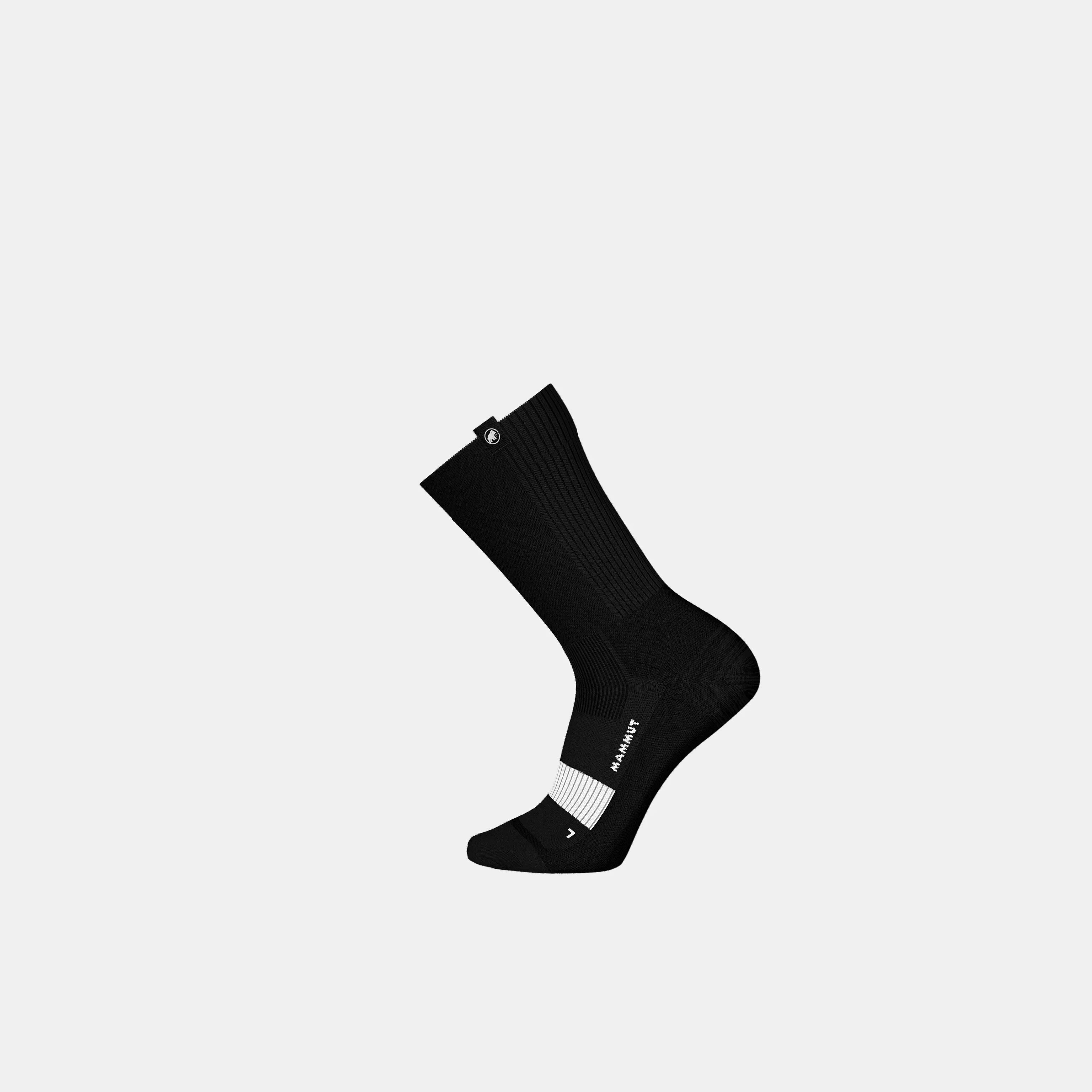 Mammut Unisex All-Mountain Targeted Cushion Merino Crew Socks Black-White 1193-00060-0047