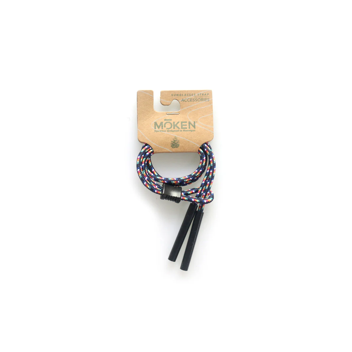 Moken Unisex Sunglasses Tubes Cords Blue/Yellow/Red UMKN04-BLU-YL-RD