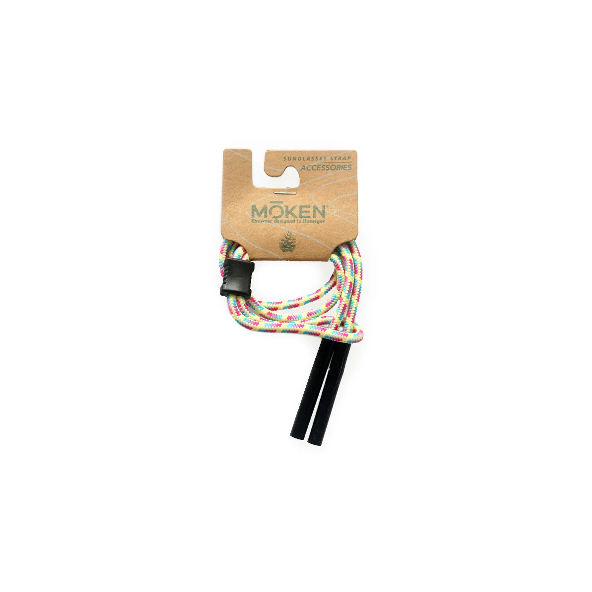 Moken Unisex Sunglasses Tubes Cords Yellow/Red/Blue UMKN04-YL-RD-BLU