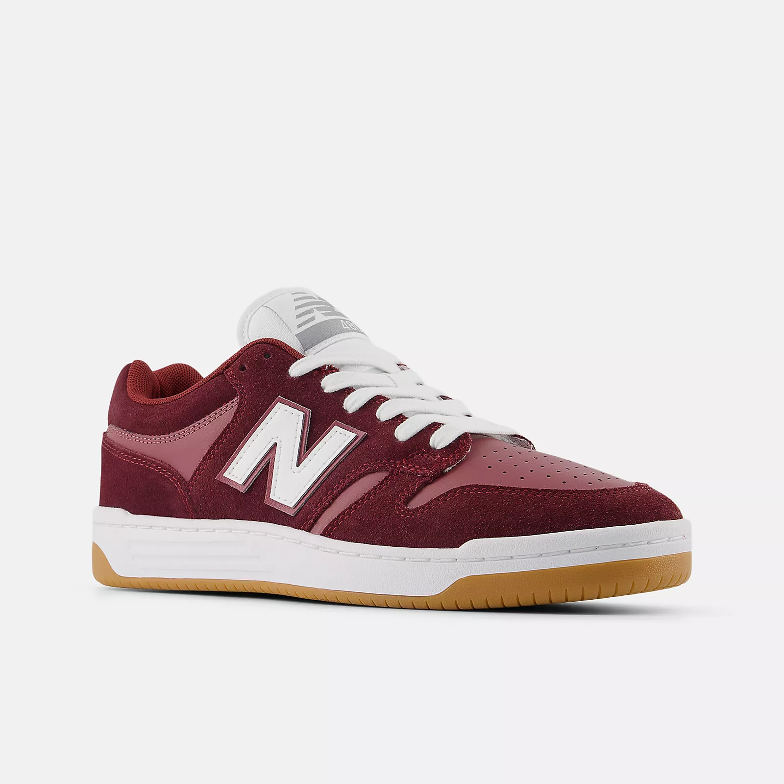 New Balance Men's Numeric 480 Shoes Burgundy NM480BEE - Image 3