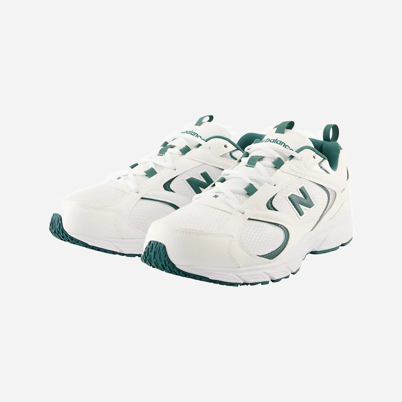 New Balance Women's 408 Shoes White/Green  ML408T - Image 3